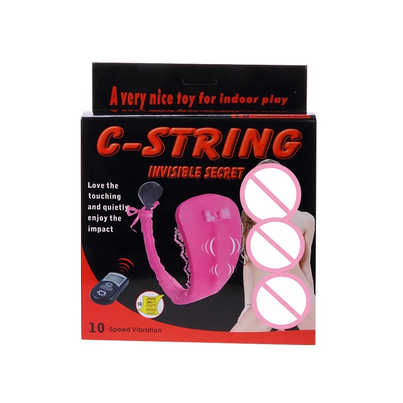 Baile беспроводные вибрирующие трусики ремешок на вибратор C-String невидимое эротическое женское нижнее белье