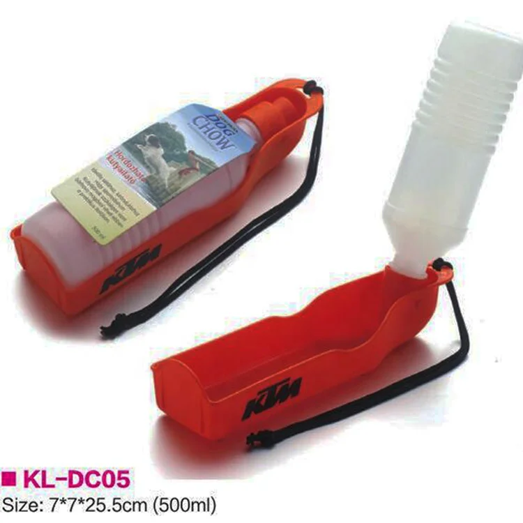 
500ml portable dog travel water bottle 