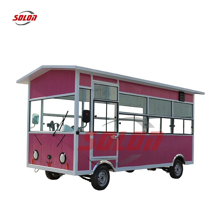 Mobile Camp Kitchen Snack Outdoor French House Coffee Truck Food Barbecue Trailer Truck