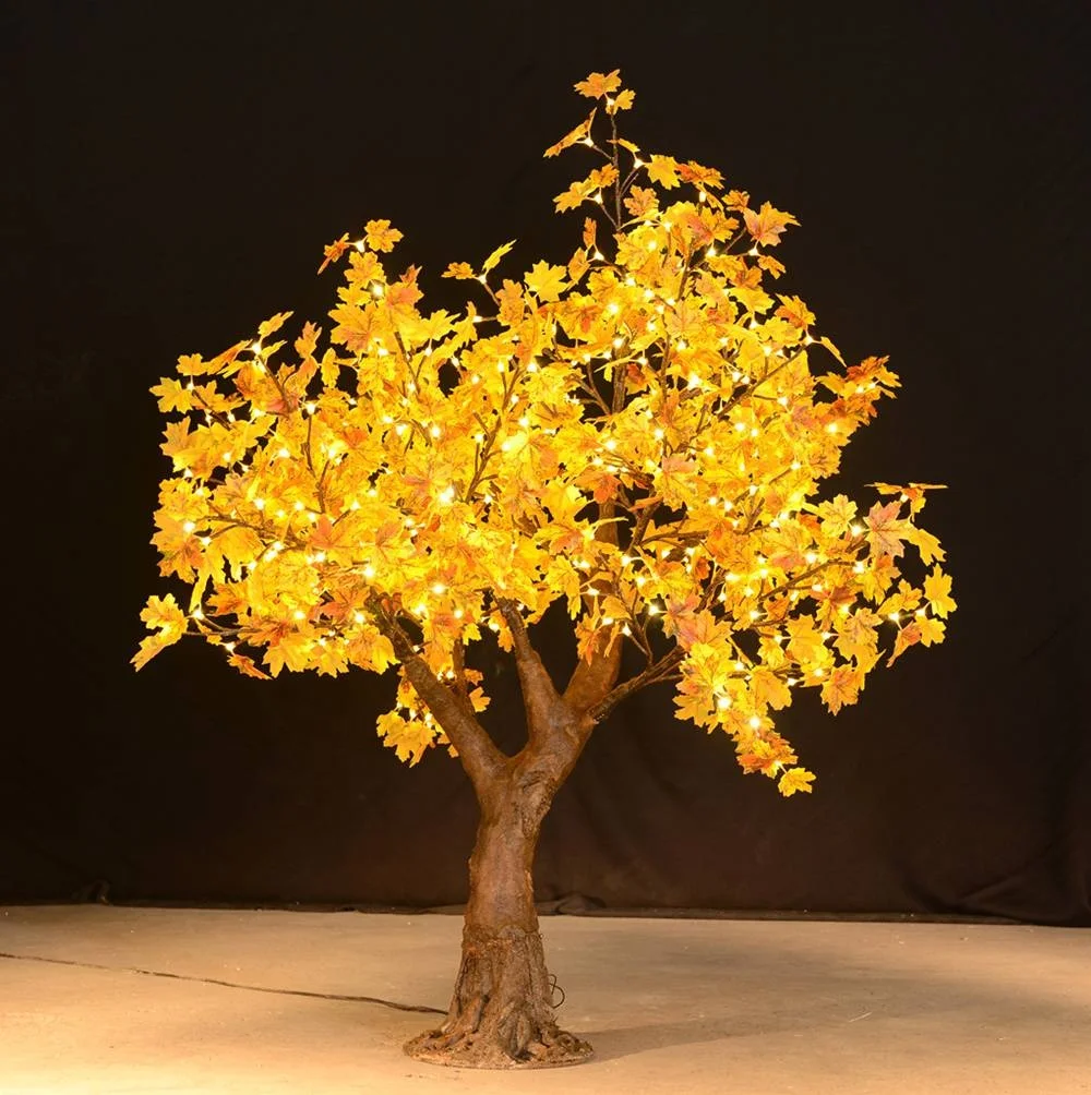 Free shipping 1.5m Indoor outdoor decoration Led maple tree light