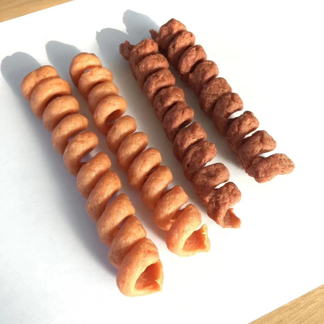 New Special calcium bone wrapped fishskin dog food chicken dental chew pet Treats natural dog snacks duck screw pet food