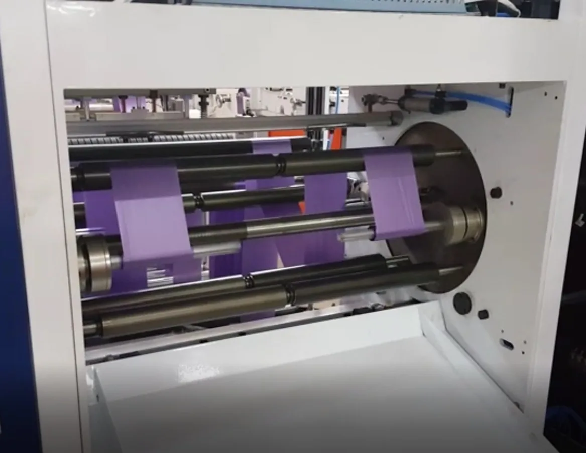 Biodegradable Bag Sealing Machine Type And Plastic Ldpe Hdpe Pe Material T-shirt Shopping Plastic Bag Making Machine Price