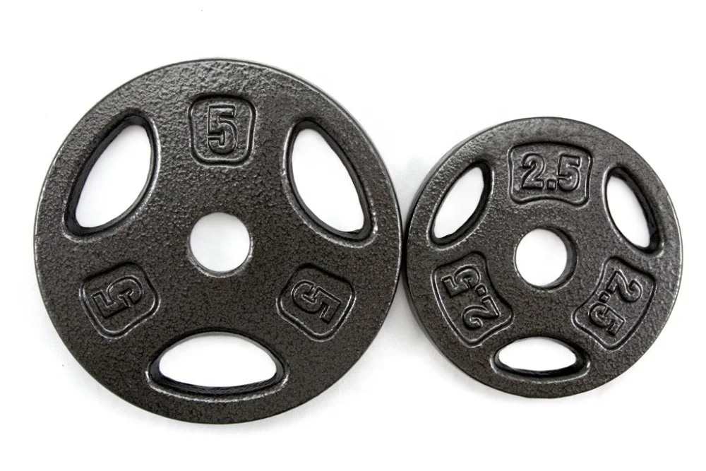 Home fitness weightlifting standard 1-inch cast iron weight plates training combination male squat dumbbell piece