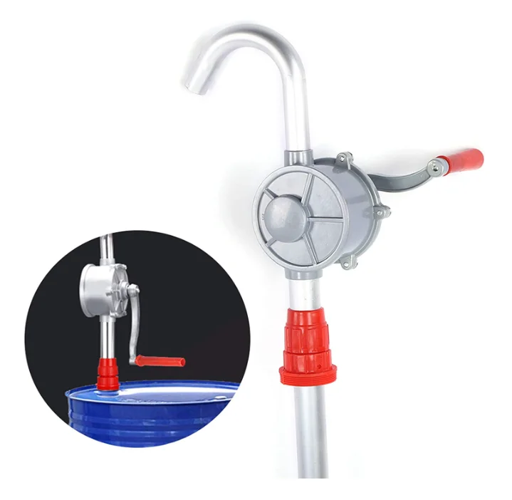 aluminium rotary oriental hand crank plastic manual oil drum extractor transfer filling  pump price pumps syphon