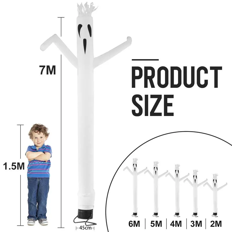 Inflatable Two Legged Girl Air Sky Dancer Multi-Color Double Leg Tube Man