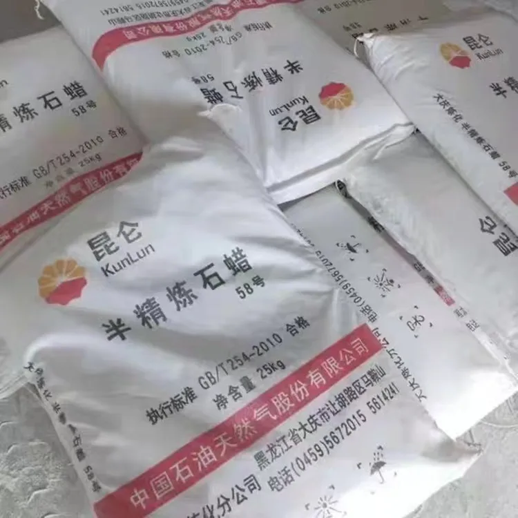 Fully refined paraffin wax/semi refined paraffin wax 56-58-60 refine paraffin wax