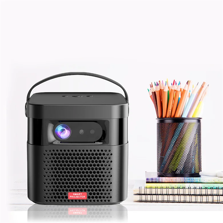 SooPii V3 DLP Projector, Portable 4K Home Theater Projector, 350 ANSI lumens 960*540P Android 9 BT Speaker HIFI Stereo Player