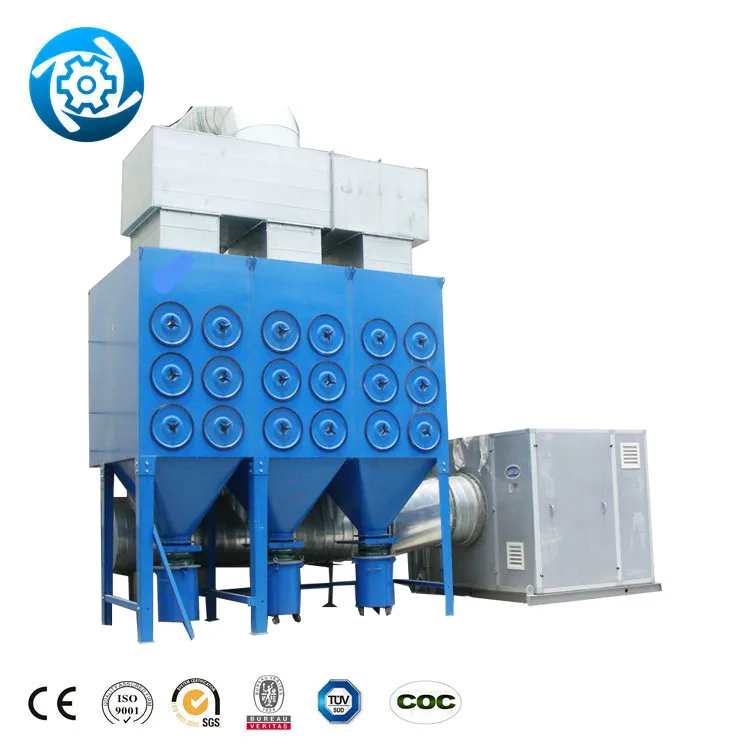 Dmc 30Kw Explosion Proof  Dust Filter Bag Ceramic Multicyclone Industrial Dust Collector For Cement Building Materials