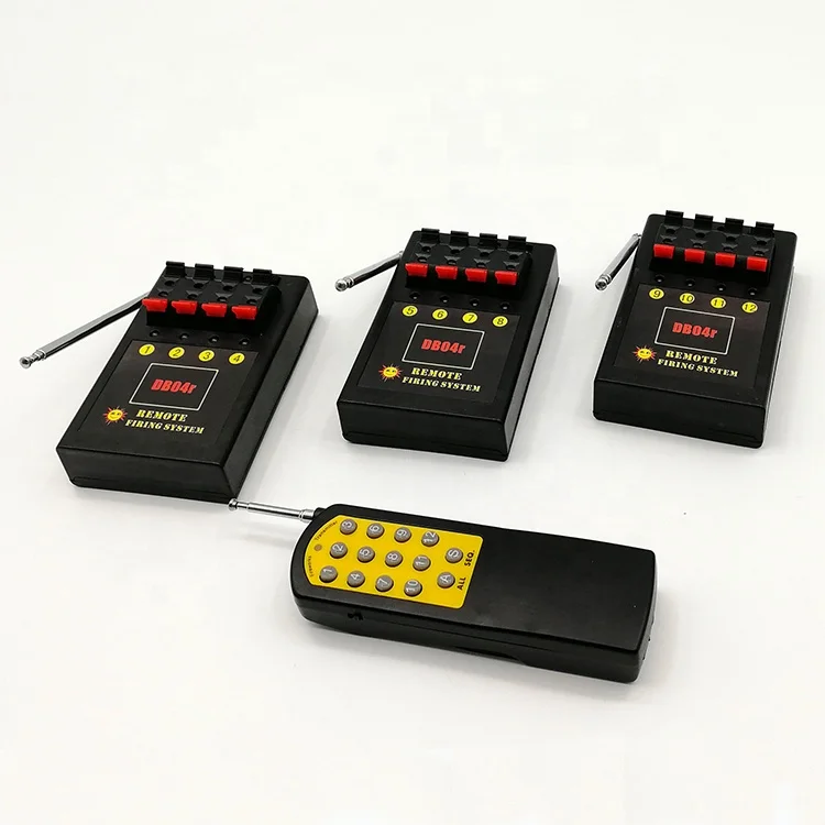 4 Cues 12 Channel Remote Wireless Fireworks Firing System Fire igniter