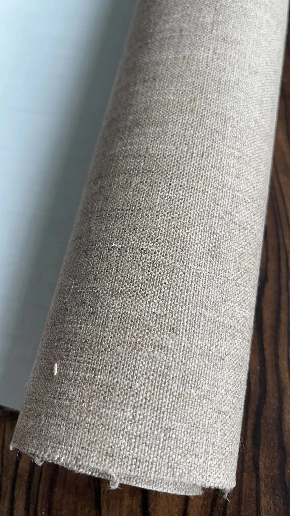 Factory Custom Canvas Fabric Roll Canvas Roll Pure Linen Black Cotton Canvas