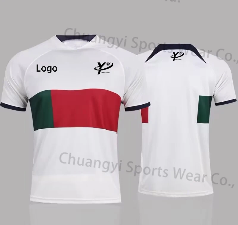 24-25 Unisex Quick-Drying Soccer Jersey Red White Custom Football Shirt Fans Players National Team Customized  Football Jersey