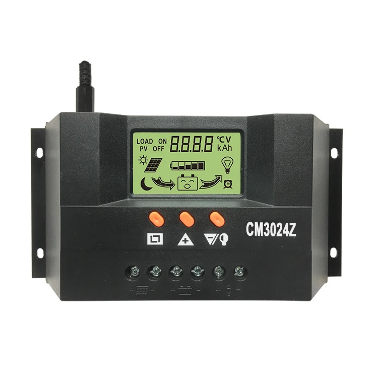 CE approved 12v 24v 20amp 30amp 40amp 50amp 60amp LCD pwm solar charge controller manual