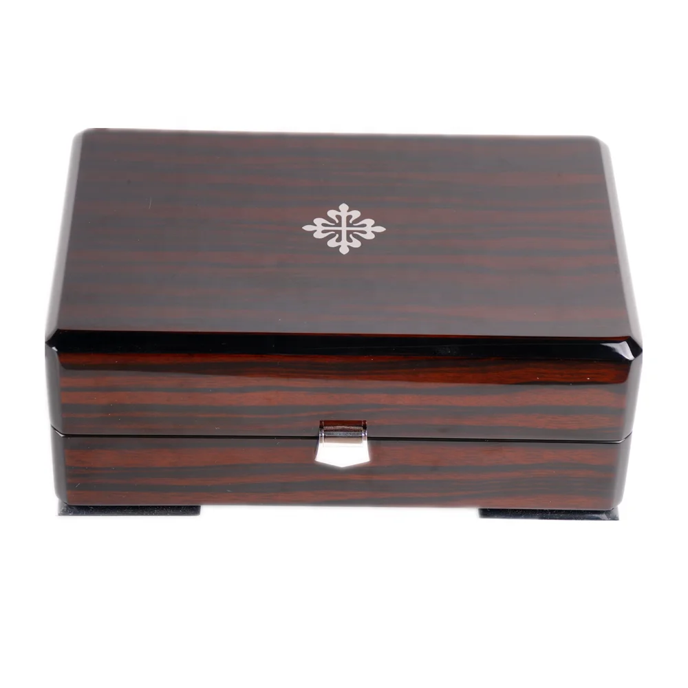 Изготовитель под заказ, высокое качество, лак для пианино, эбеновое дерево, роскошная коробка для часов