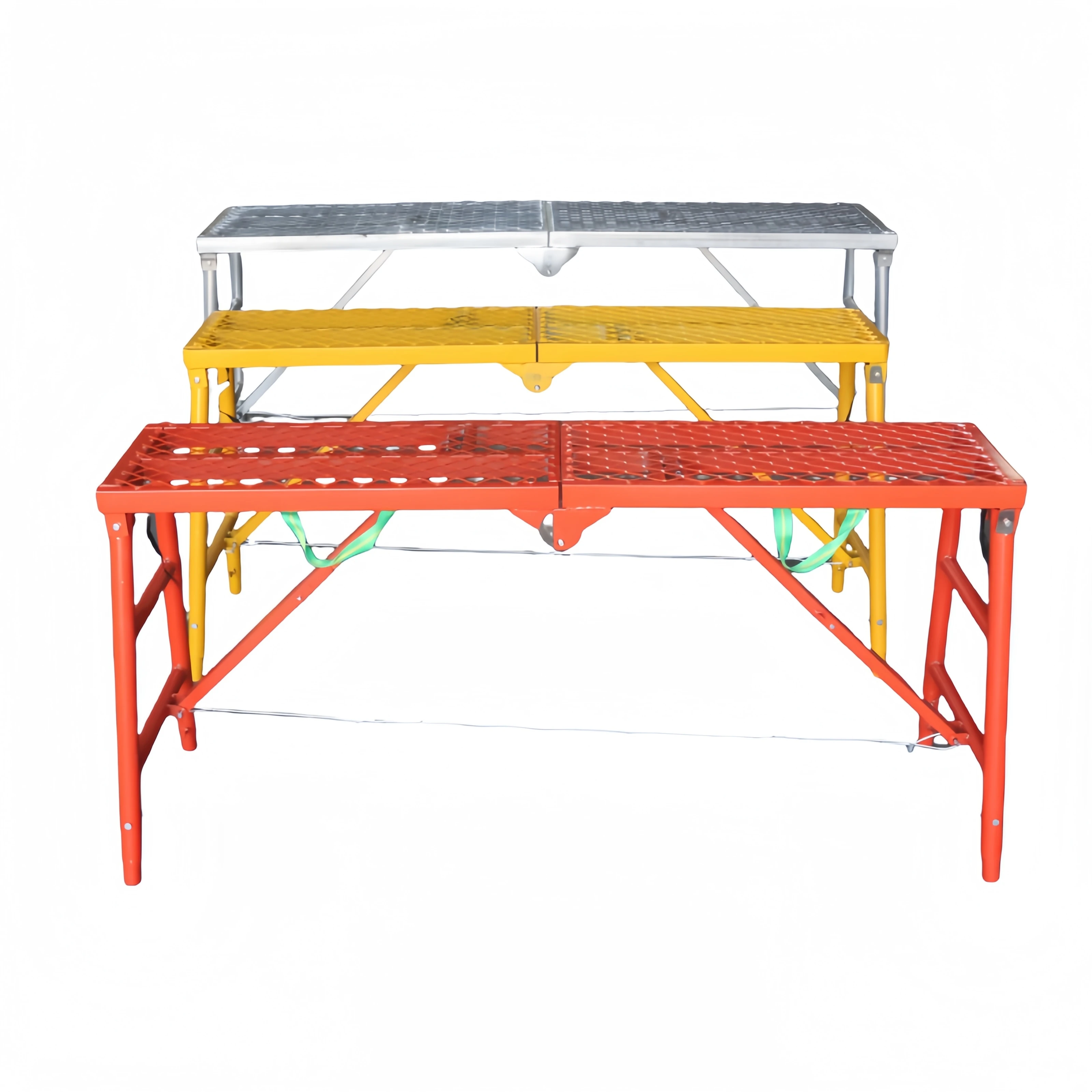 Portable Scissor Lift Folding Horse Stool Hand-Actuated Engineering Ladder Retail Home Use Machinery Repair Shops New Decoration