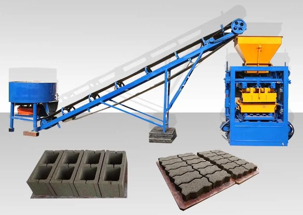 cheap block concrete machine  Qt4-24 block cement machine  for sale