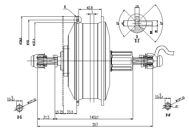 Ip65 16-29inch 24v-48v 250w-12000w Brushless Motor Electric Wheel Hub Motor Kit For Electric Bicycle Motor