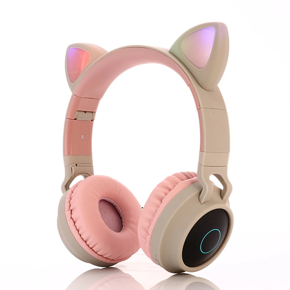 Wholesale Colorful foldable kids cute retractable headset (1600091181913)