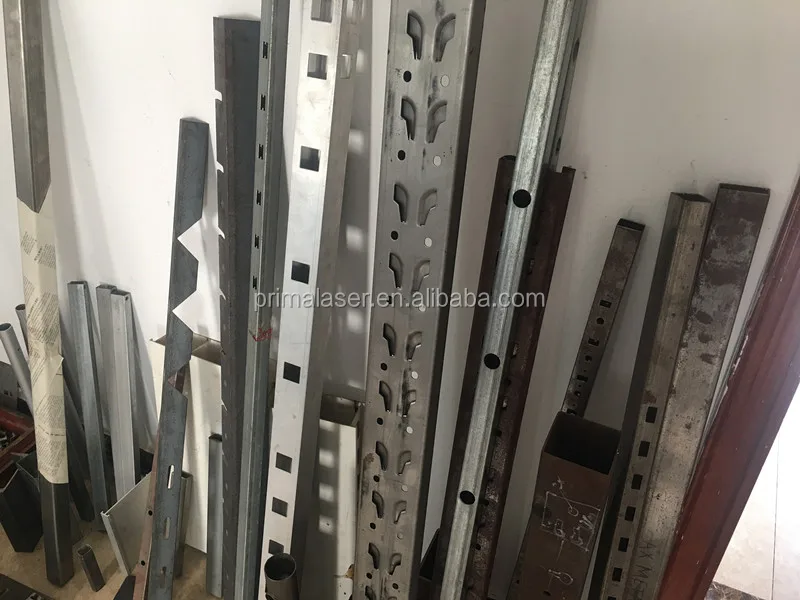 CNC pipe hole punching machine for supermarket shelves making