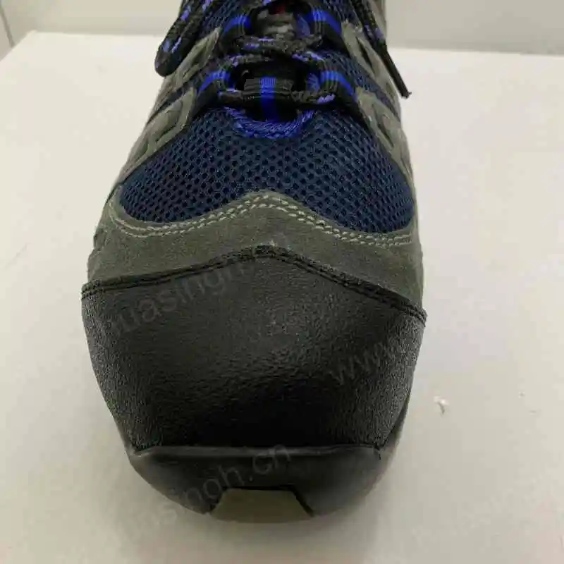 YWQ,breathable suede leather+mesh upper safety shoes factory wholesale price anti-shock EVA+rubber outsole sport shoes HSS405