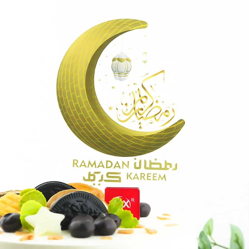 TX Eid Al-Adha Laser Cut Lamb Eid Al-Adha Decorations Acrylic Cake Topper For Eid Al-Adha Pendant Ramadan Islamic Decor Gift