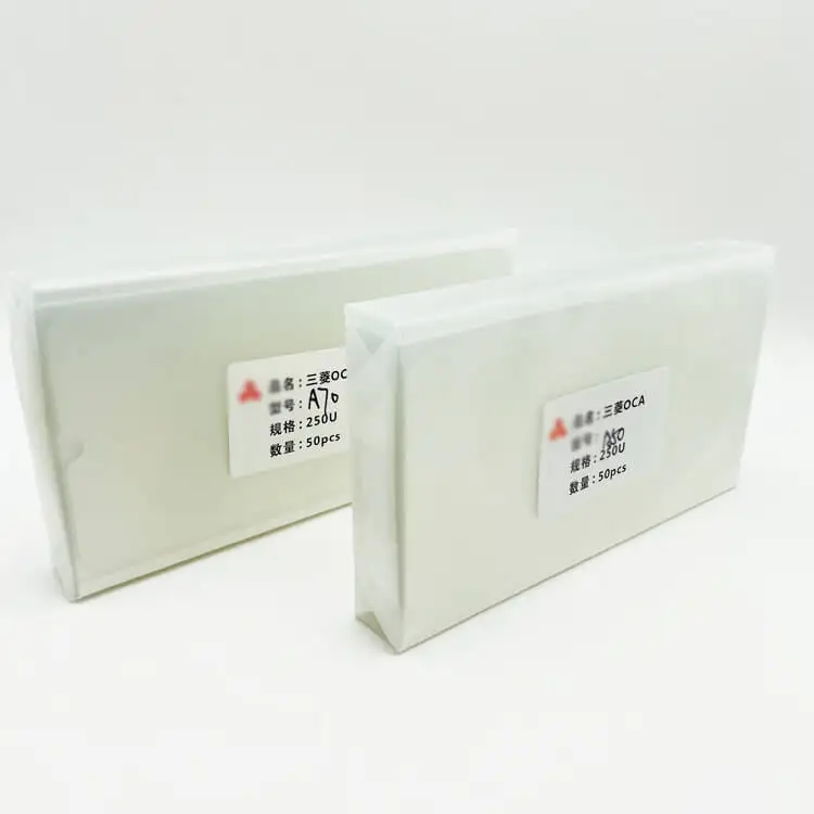 Self Adhesive Covering Film for Samsung A71 A72 A750 A80 A90 Optical Clear Adhesive LCD Laminating Glass Bonding OCA Film