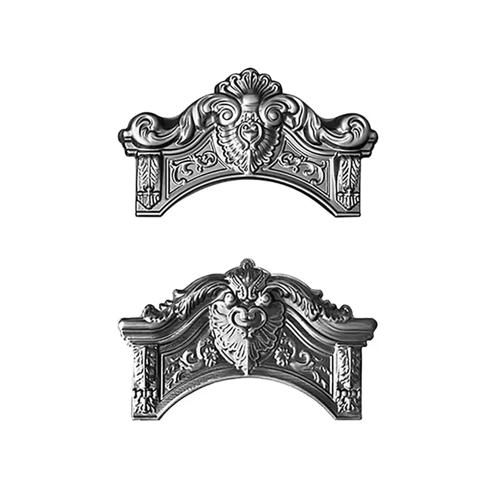 BOWDEU DOORS China Decorative Yard Metal Wrought Iron Components Forged Spearhead for Fence Component
