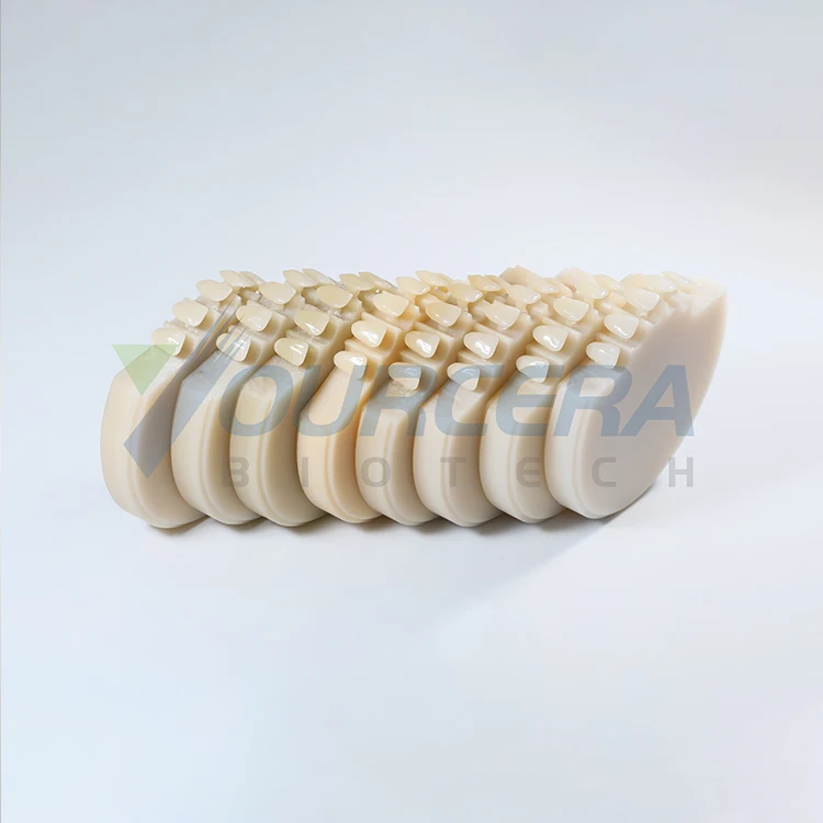 Yourcera Dental Lab Material 98/95/89mm Dental PMMA / Resin Blocks Use For Dental Milling Machine