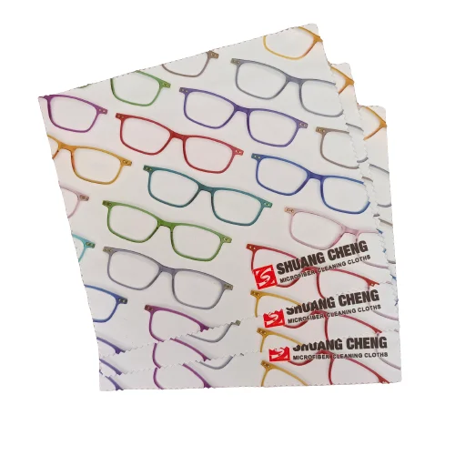 China Factory Wholesale Microfiber Suede Glasses Cleaning Cloth