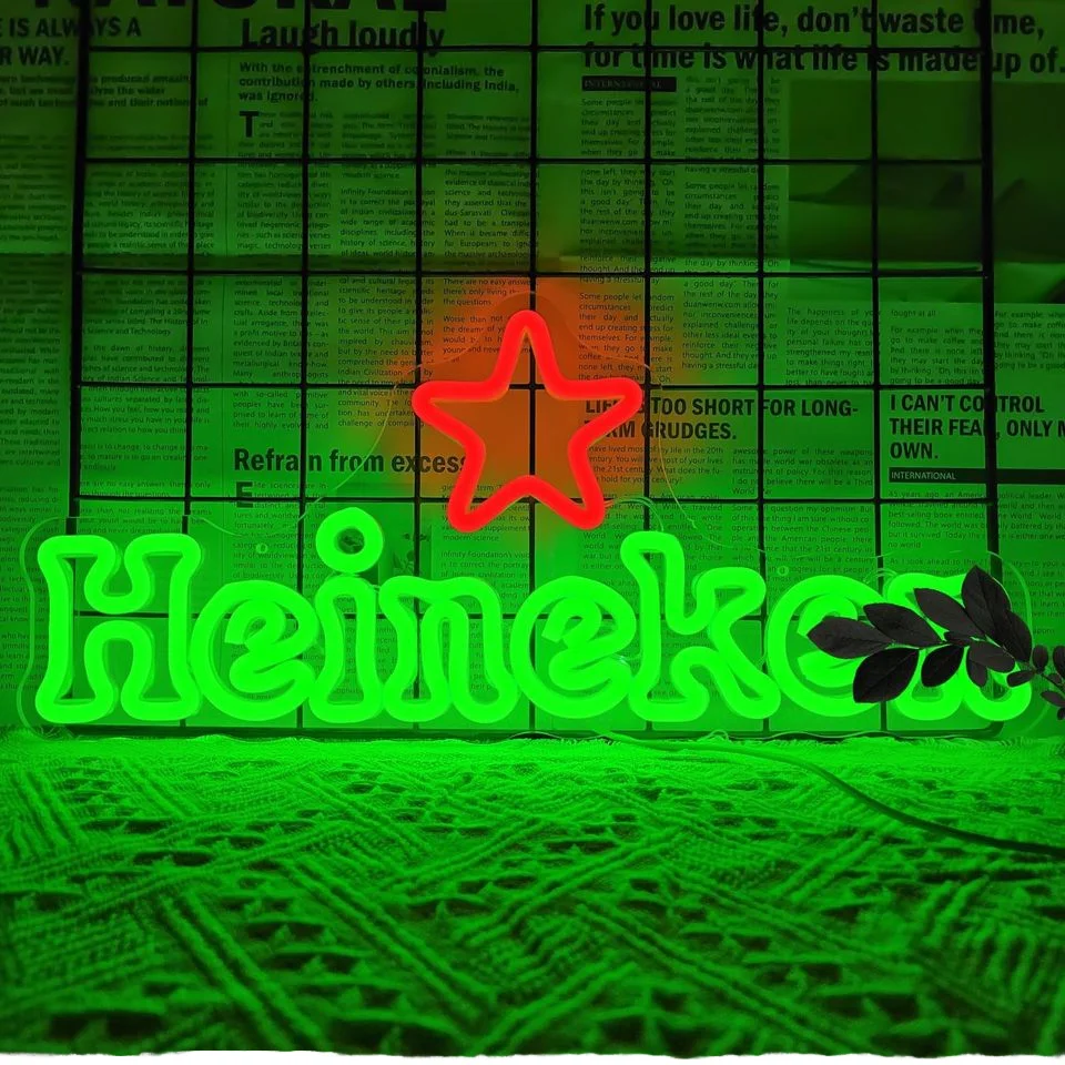 Bar Neon Light Home Beer Sign for Bar Man Cave Shop Beer Club Pub Bistro LED Neon Light with Acrylic Body  Beer Decorations
