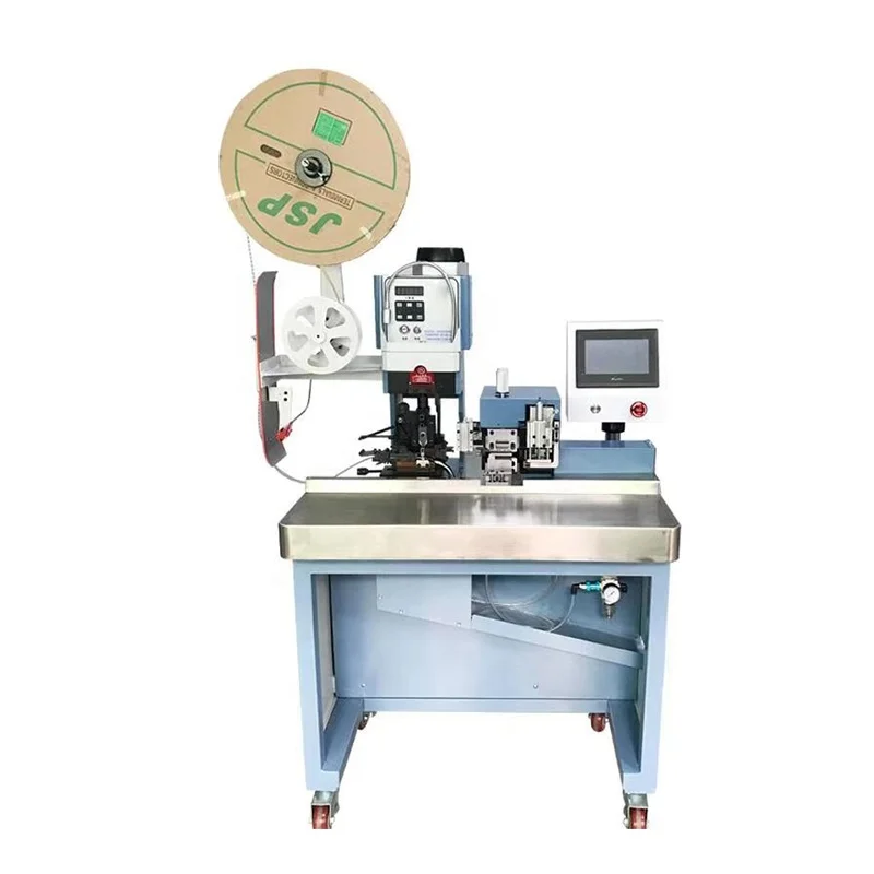 EW-50F Multicore sheathed cable strip crimp machine/crimp machine wire automatic lug crimping wire cut and strip/crimper