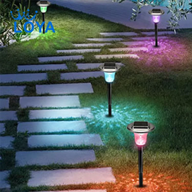 Minus 0 Degree to 60 Degree Temperature Applicable Solar Post Light Garden Outdoor Solar String Flower-shaped Lights Garden