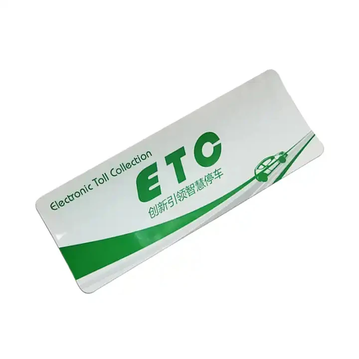 CMRFID Long range UHF rfid Printed serial number Vehicle Windshield sticker Windscreen Tag