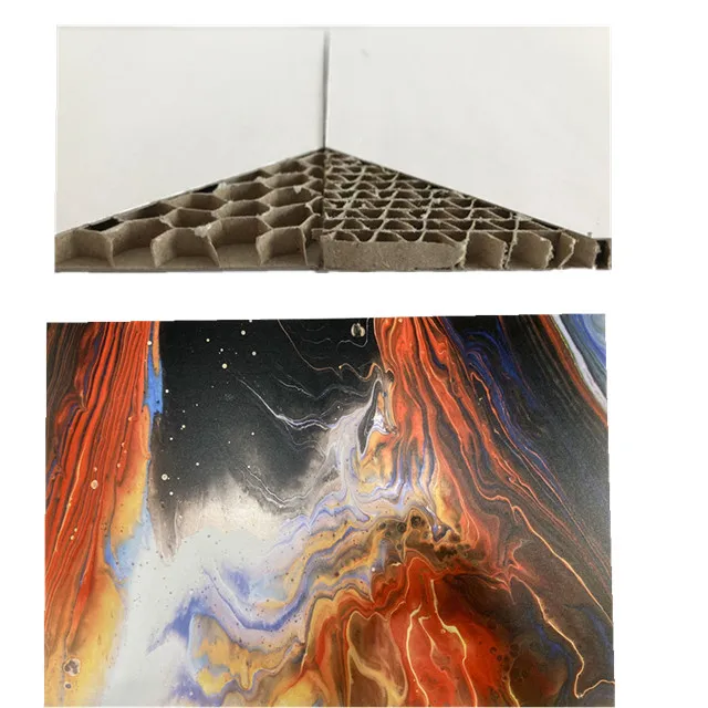 100% recycle paper cardboard honeycomb sandwich core panel  from 10mm-80mm With SGS Certification