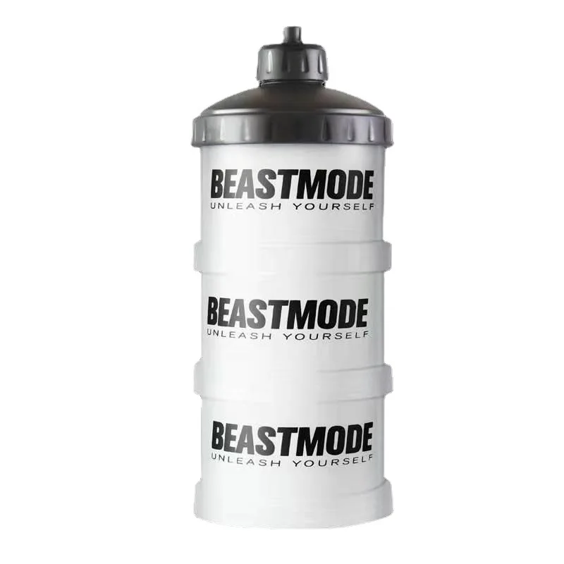 Ailingalaxy 200cc Fashion Portable 3 Layer Leak Proof Bpa Free Plastic Funnel For Protein Powder Funnel Keychain Container Large