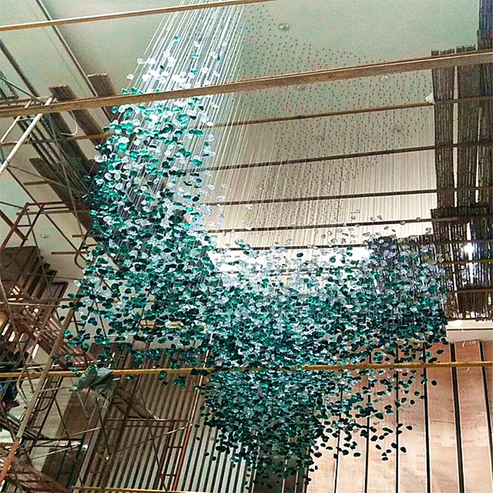 New Product Customized Indoor Project Lighting Hotel Lobby Villa Modern Crystal LED Chandelier