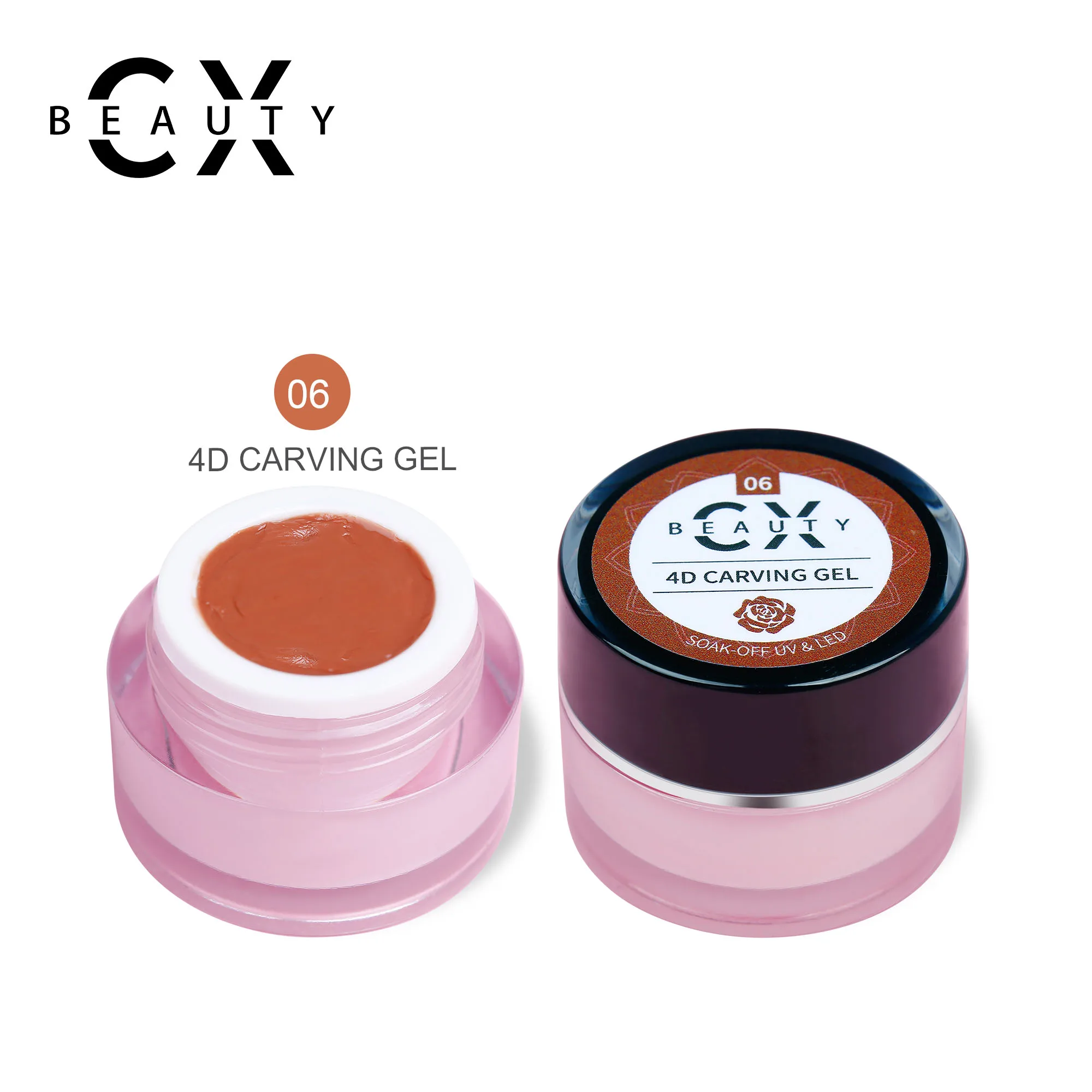  Резной Гель-лак CX beauty 4D для ногтей с цветами резной цветов