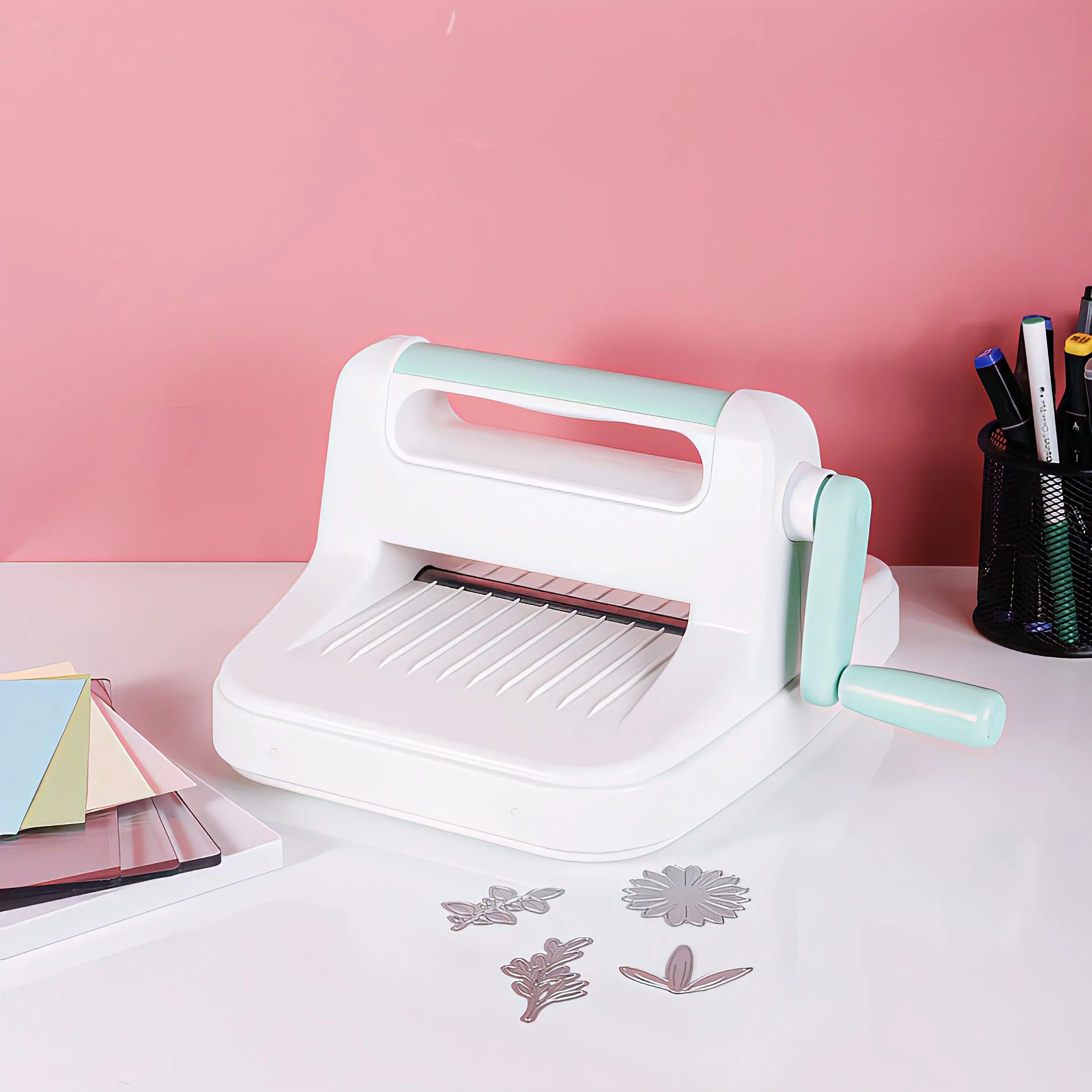 26042 A5 Manual Die Cutting and Embossing Machine for Scrapbooking and DIY Crafts Easy and Precise Crafting Tool