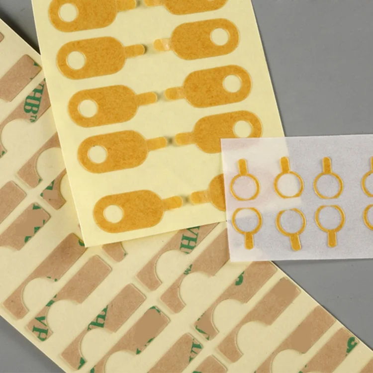 Pre Cutting Tapes Custom Punching Process Medical Device Strong PSA Die Cutting Double Faced Adhesive Tape