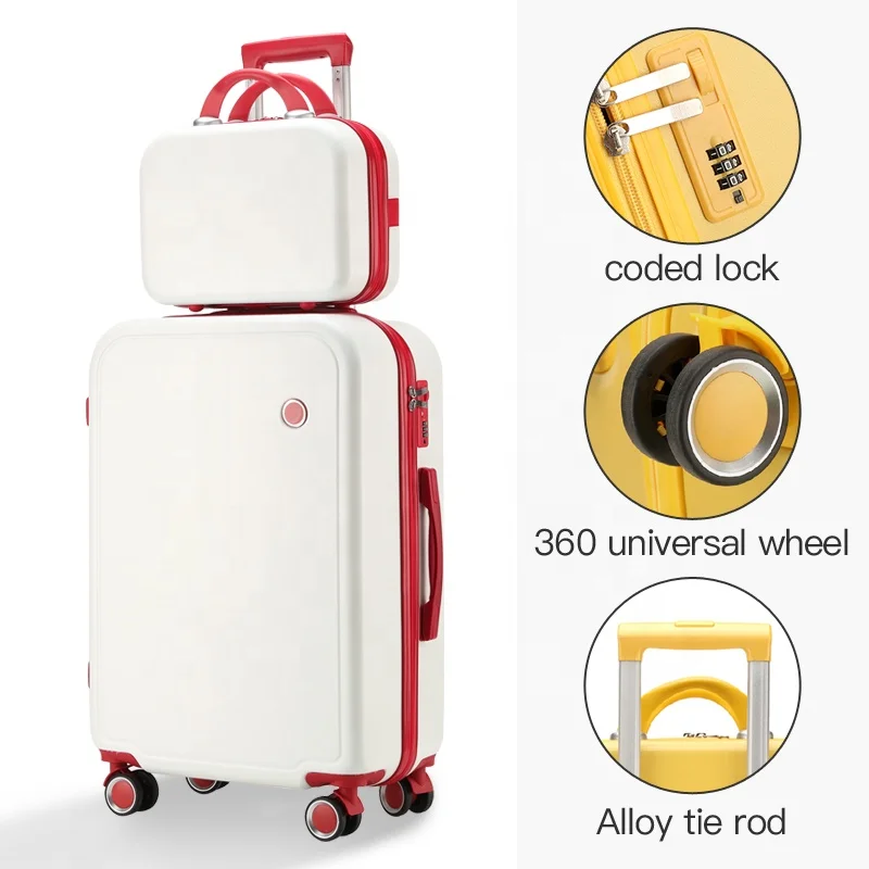 2021 Wholesale new hardside luggage sets valise de voyage 3 pcs suit case bags trolley travel ABS suitcase