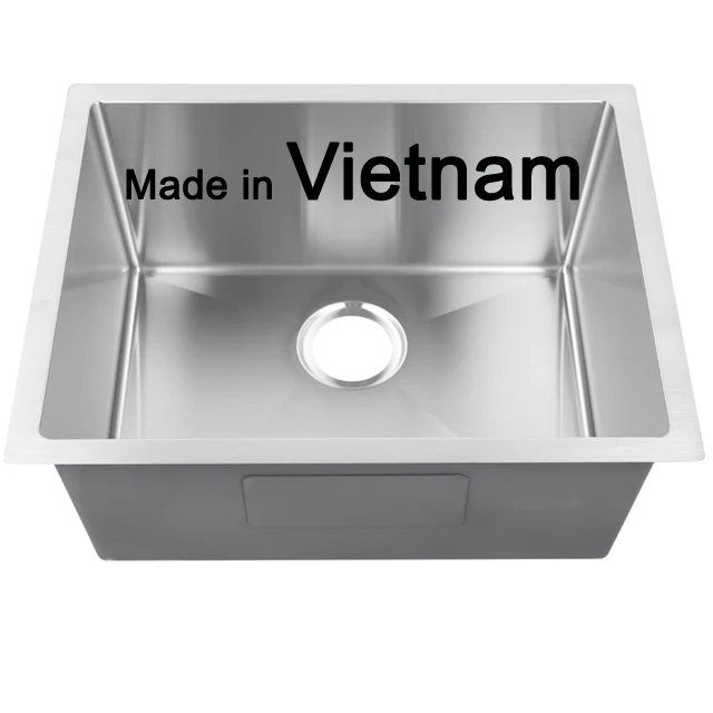 Vietnam factory handmade stainless steel sink HM2318 kitchen product