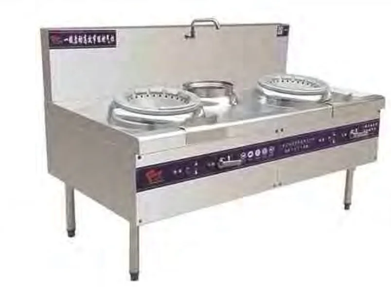 Commerce chinese Restaurant kitchen Stainless Steel Cooking Gas Stove Single Wok Range