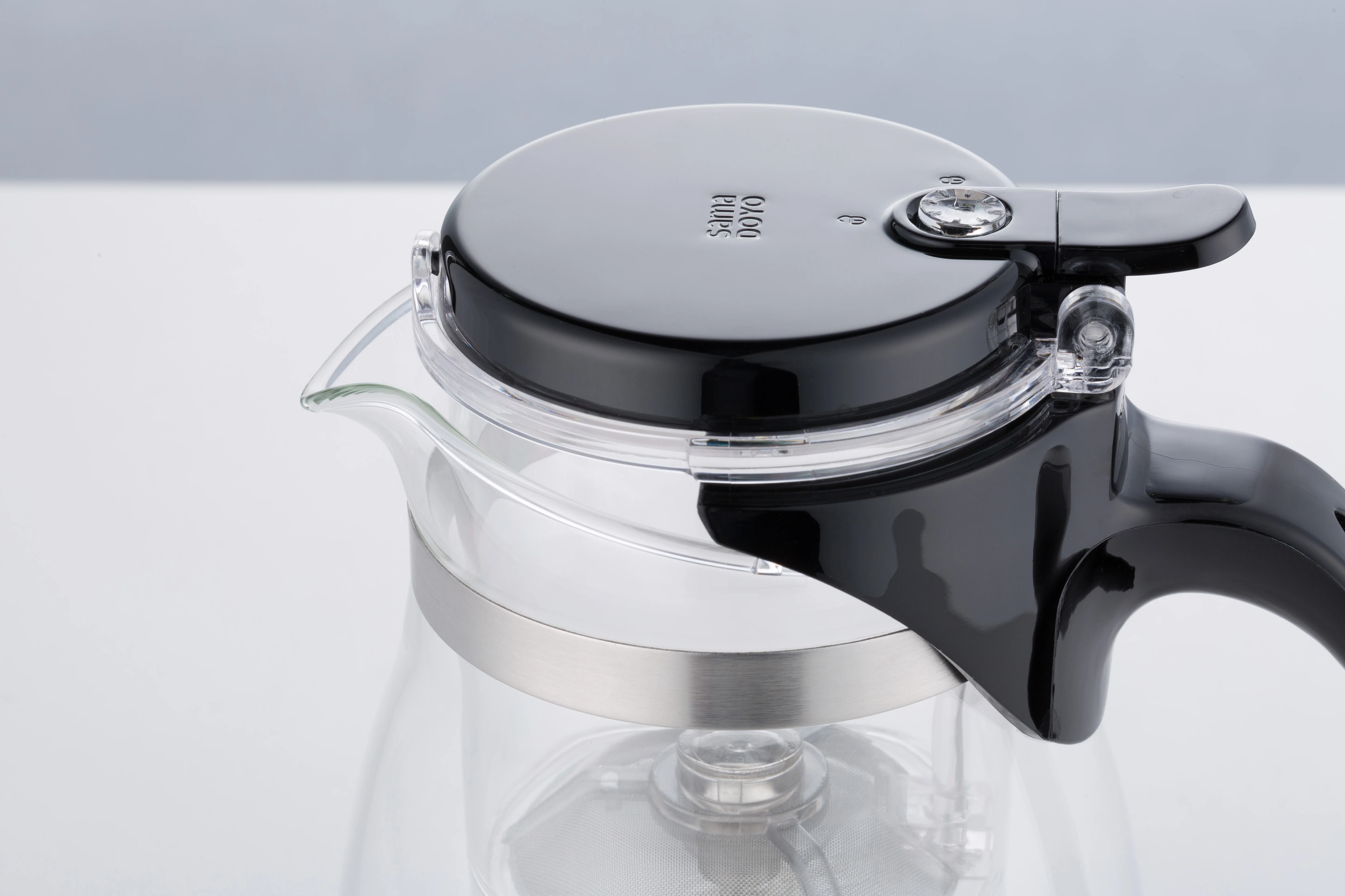 Premium Heat Resisting Glass Teapot Borosilicate Glass Tea Kettle Safe Glass Teapot With Removable Loose Tea Infuser