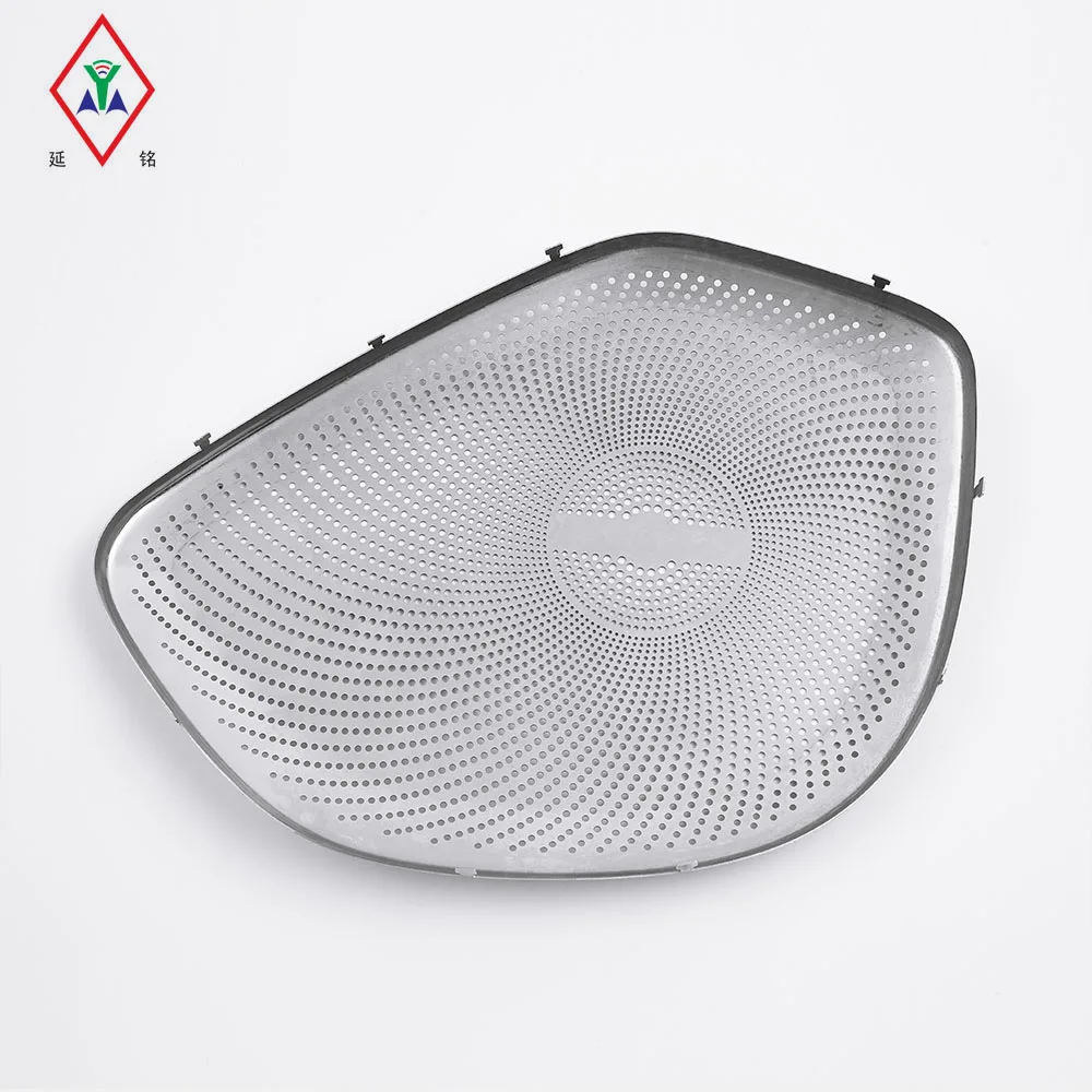 Come to the drawing and sample Photo etched stainless steel speaker grill cover