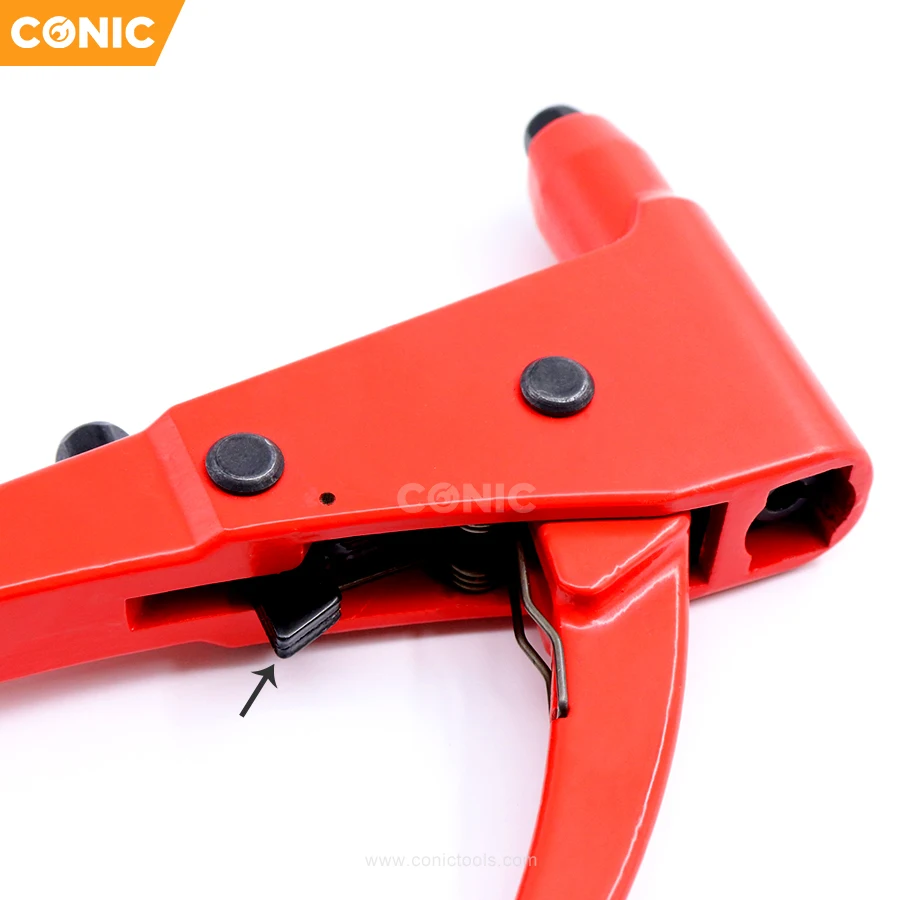 Ручной клепальный пистолет с демпфером изготовленный из литого под давлением алюминиевого сплава для заклепок