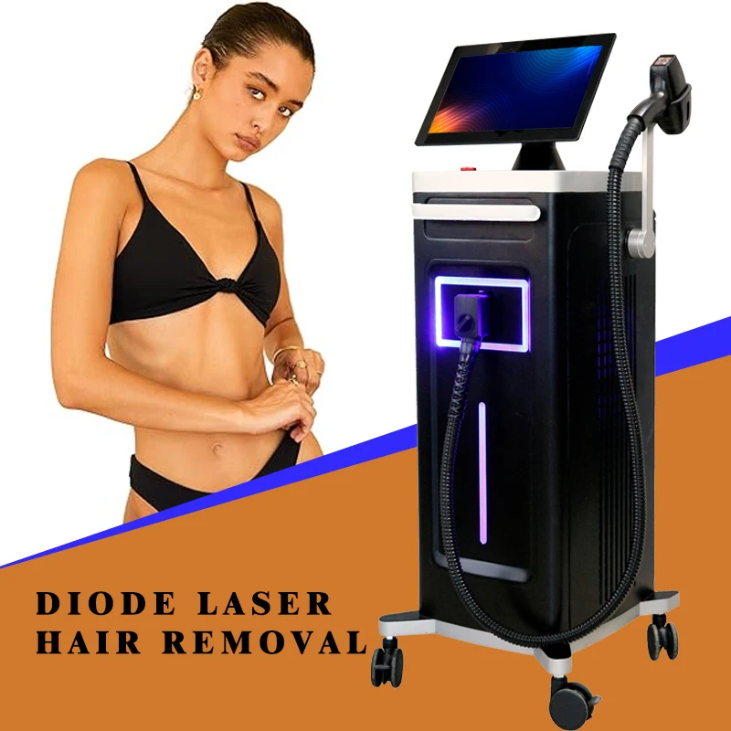 2024 Newest Ice Platinum Titanium 800w 1600W Diode Laser 808 Diode Laser Hair Removal Machine WITH Hair follicle analyzer
