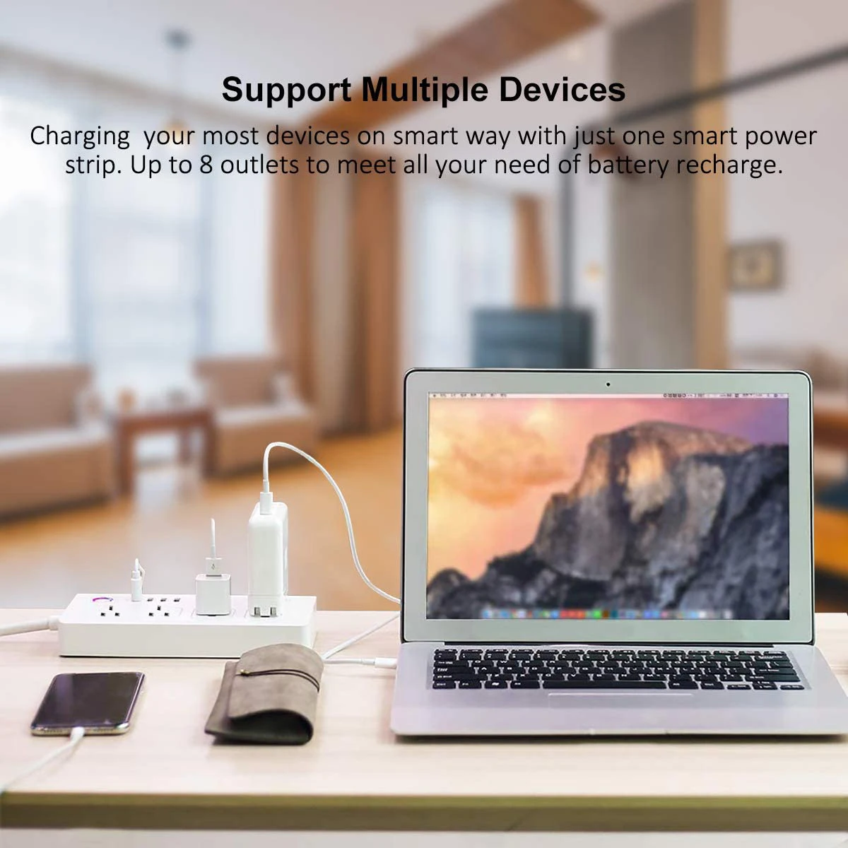 Умный удлинитель Tuya с Wi-Fi 16 А 4