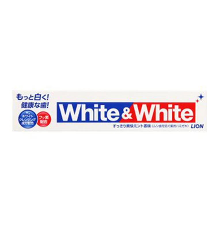 Lion white&white fresh mint special whitening toothpaste 150g