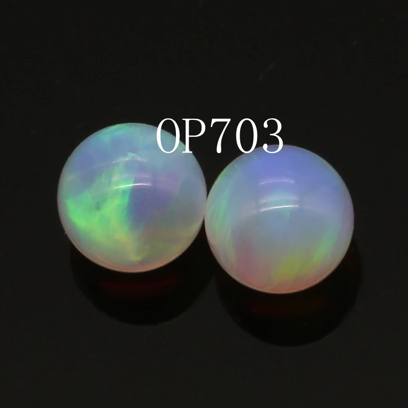 China Factory Price Ball Shape Resin Free Heat Resistant Opal Bead For Glass Crafts