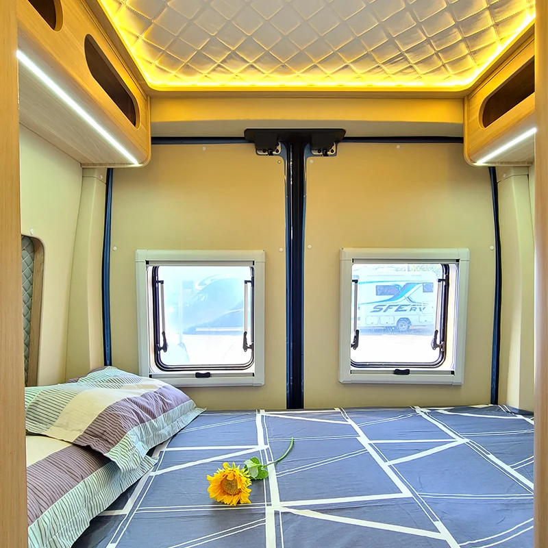 Motorhome Camper Van Luxury 5.94m Mover caravan 2-5 Persons Rv Camper Van off Road Family Motorhome Factory Custom