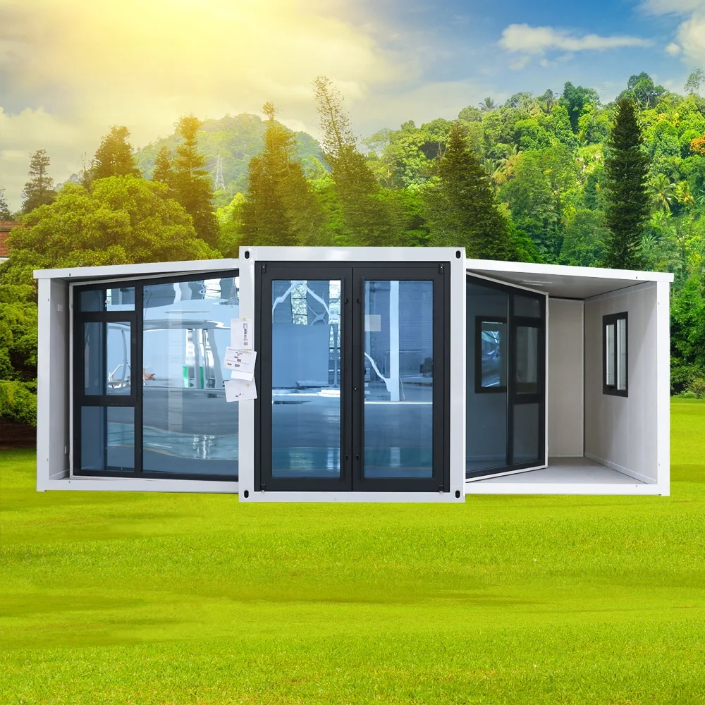 2024 Design Room Foldout 20ft Prefab Container Houses Mobile Fold out China Folding Container House Prefabricated homes for sale